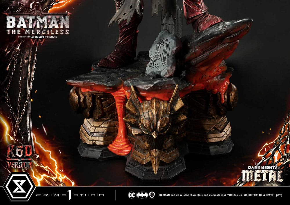 Dark Nights: Death Metal statuette 1/3 The Mericless Red Version 111 cm