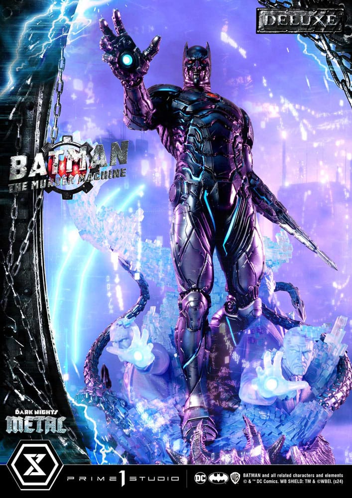 Batman: The Dark Nights Metal (Comics) statuette Museum Masterline Series 1/3 The Murder Machine Deluxe Bonus Version 85 cm