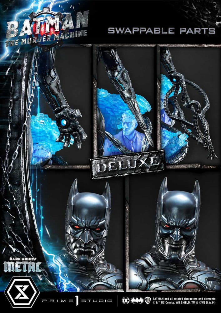 Batman: The Dark Nights Metal (Comics) statuette Museum Masterline Series 1/3 The Murder Machine Deluxe Bonus Version 85 cm