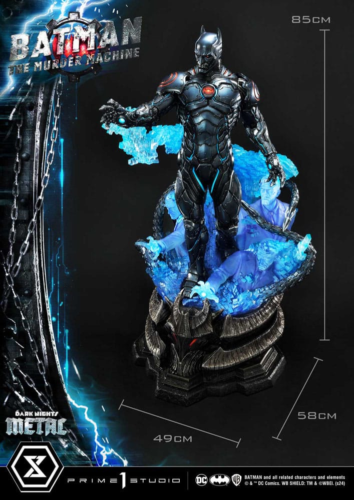 Batman: The Dark Nights Metal (Comics) statuette Museum Masterline Series 1/3 The Murder Machine Deluxe Bonus Version 85 cm
