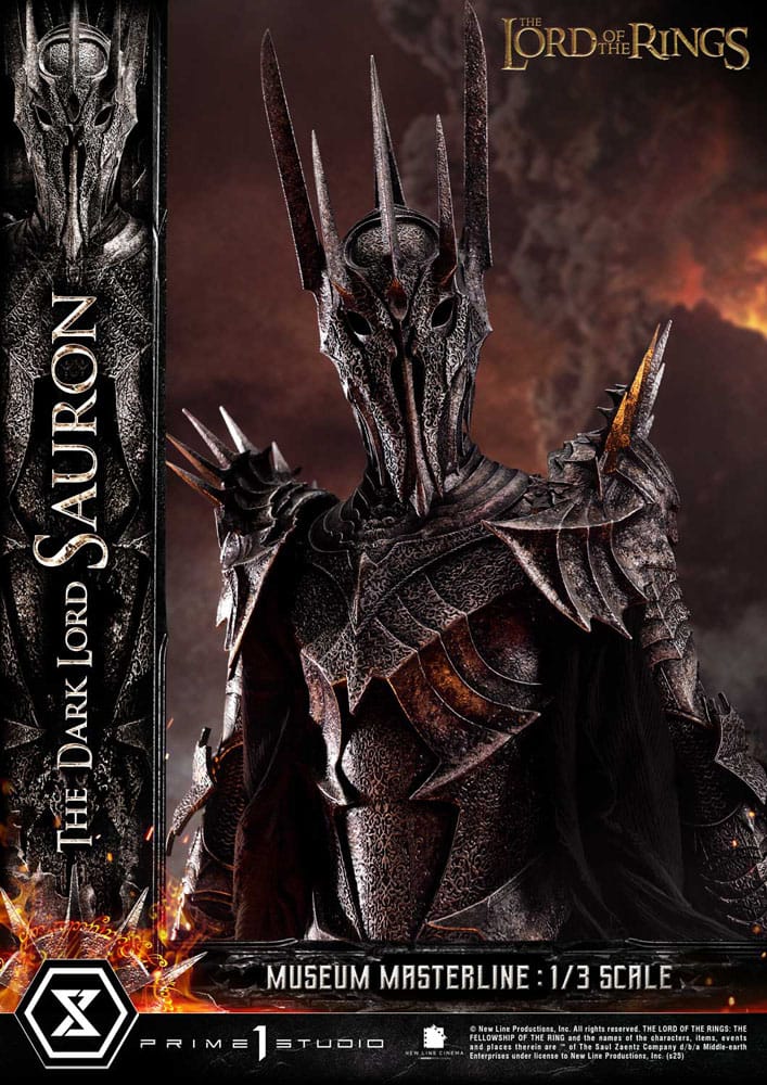 Le Seigneur des Anneaux statuette Museum Masterline Series 1/3 The Dark Lord Sauron 117 cm