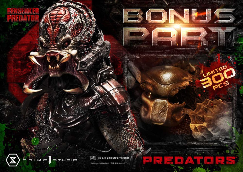 Predators statuette Berserker Predator Deluxe Bonus Version 100 cm