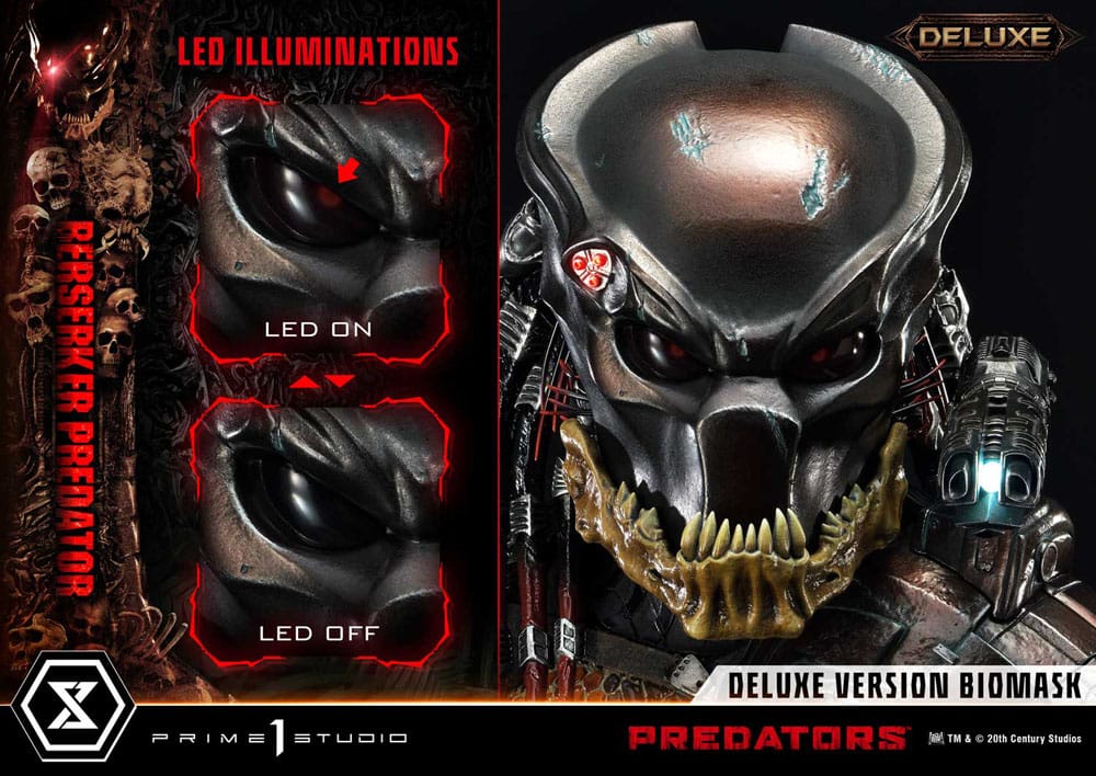 Predators statuette Berserker Predator Deluxe Bonus Version 100 cm