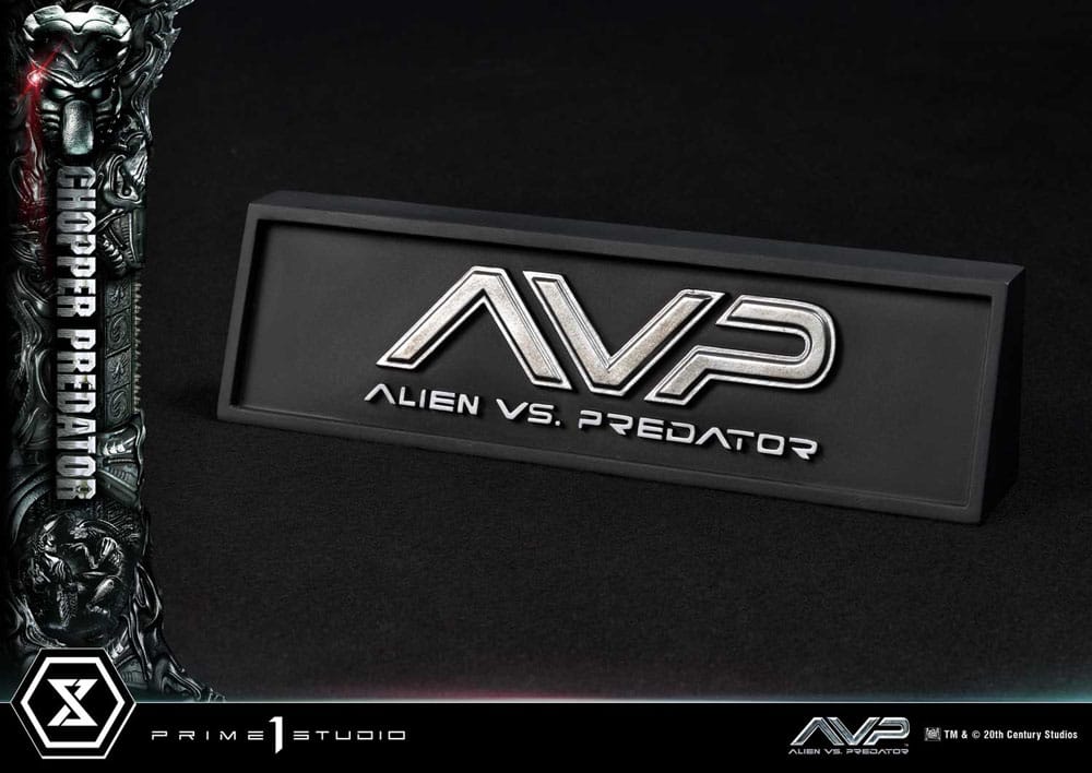 The Alien vs. Predator statuette Museum Masterline Series 1/3 Chopper Predator 103 cm
