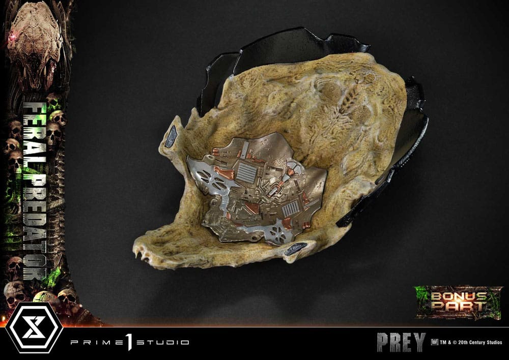 Prey (Movie) statuette Museum Masterline Series 1/3 Feral Predator Deluxe Bonus Version 89 cm