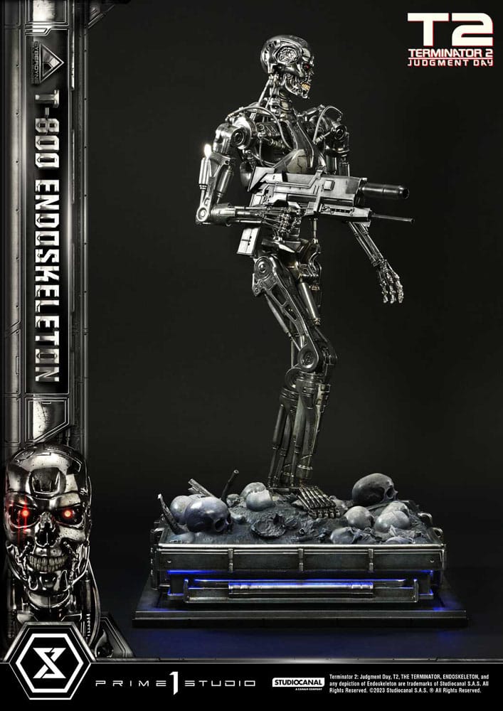 Terminator 2 statuette Museum Masterline Series 1/3 Judgment Day T800 Endoskeleton Deluxe Version 74 cm