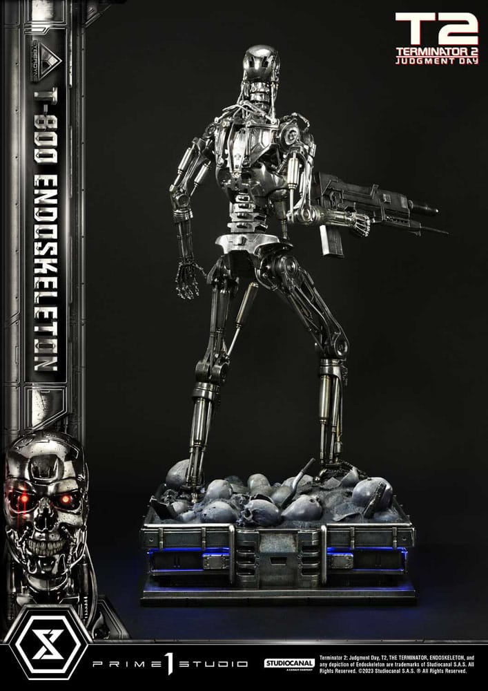 Terminator 2 statuette Museum Masterline Series 1/3 Judgment Day T800 Endoskeleton Deluxe Version 74 cm