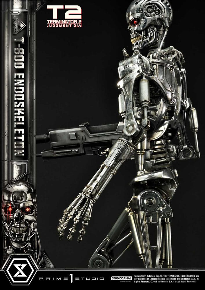Terminator 2 statuette Museum Masterline Series 1/3 Judgment Day T800 Endoskeleton Deluxe Version 74 cm