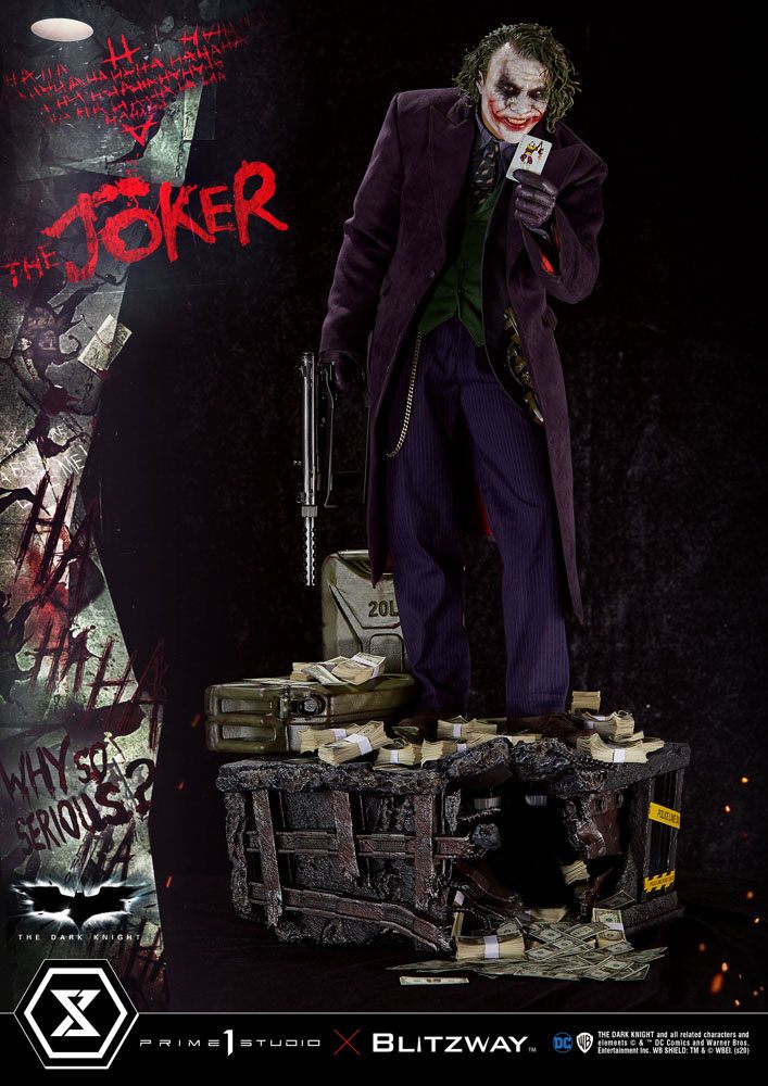 The Dark Knight statuette 1/3 The Joker Bonus Version 72 cm