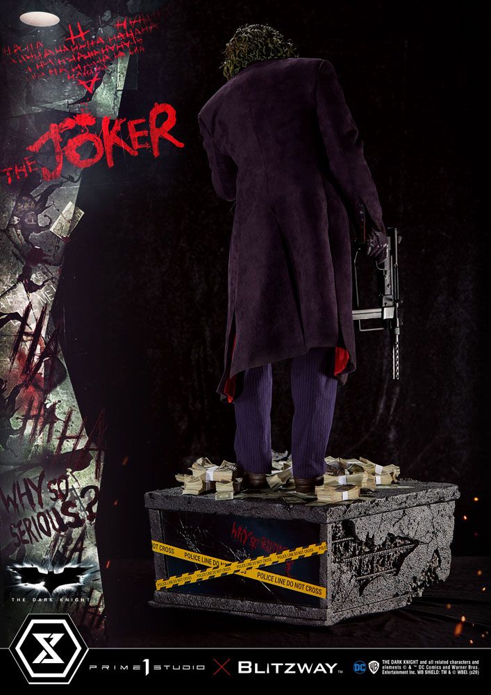 The Dark Knight statuette 1/3 The Joker Bonus Version 72 cm
