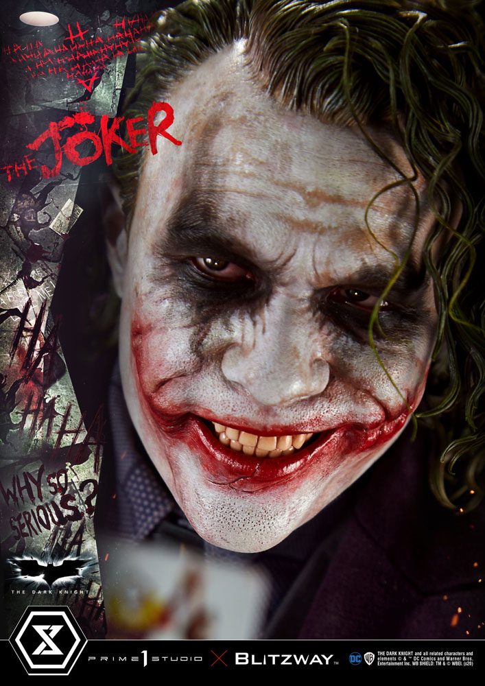 The Dark Knight statuette 1/3 The Joker Bonus Version 72 cm