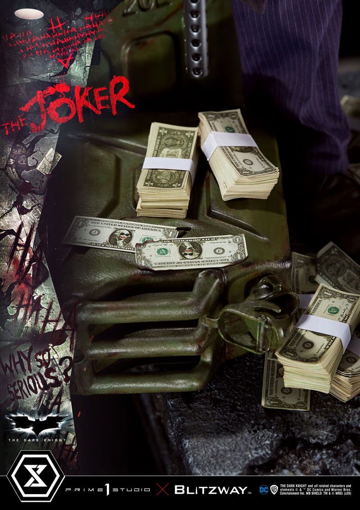The Dark Knight statuette 1/3 The Joker Bonus Version 72 cm