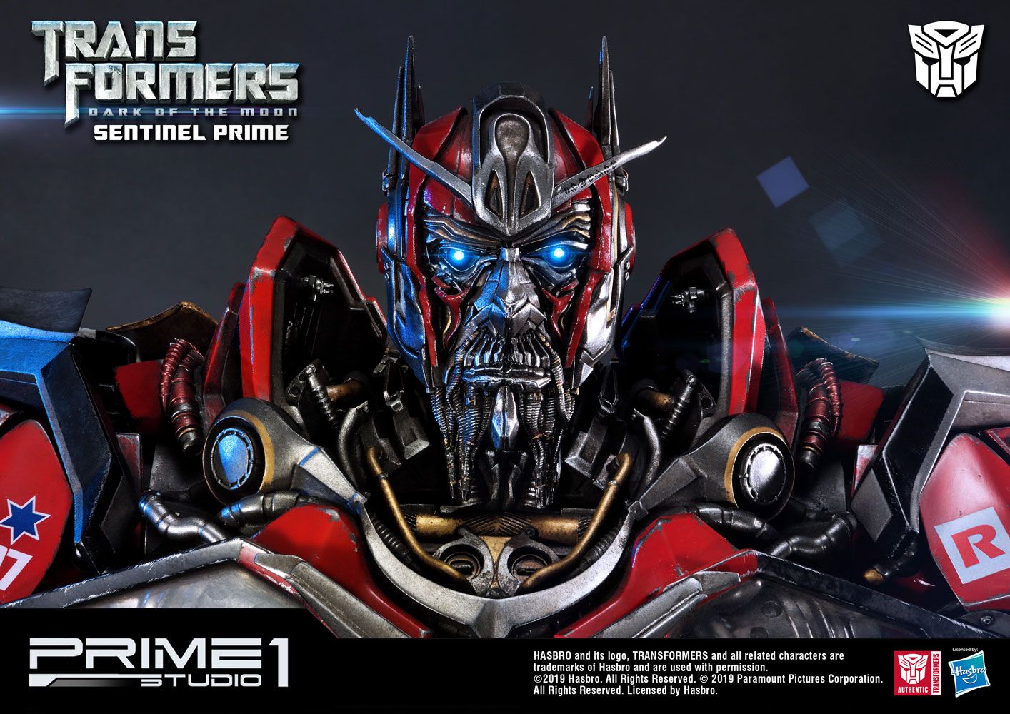 Transformers 3 : La Face cachée de la Lune statuette Sentinel Prime 73 cm