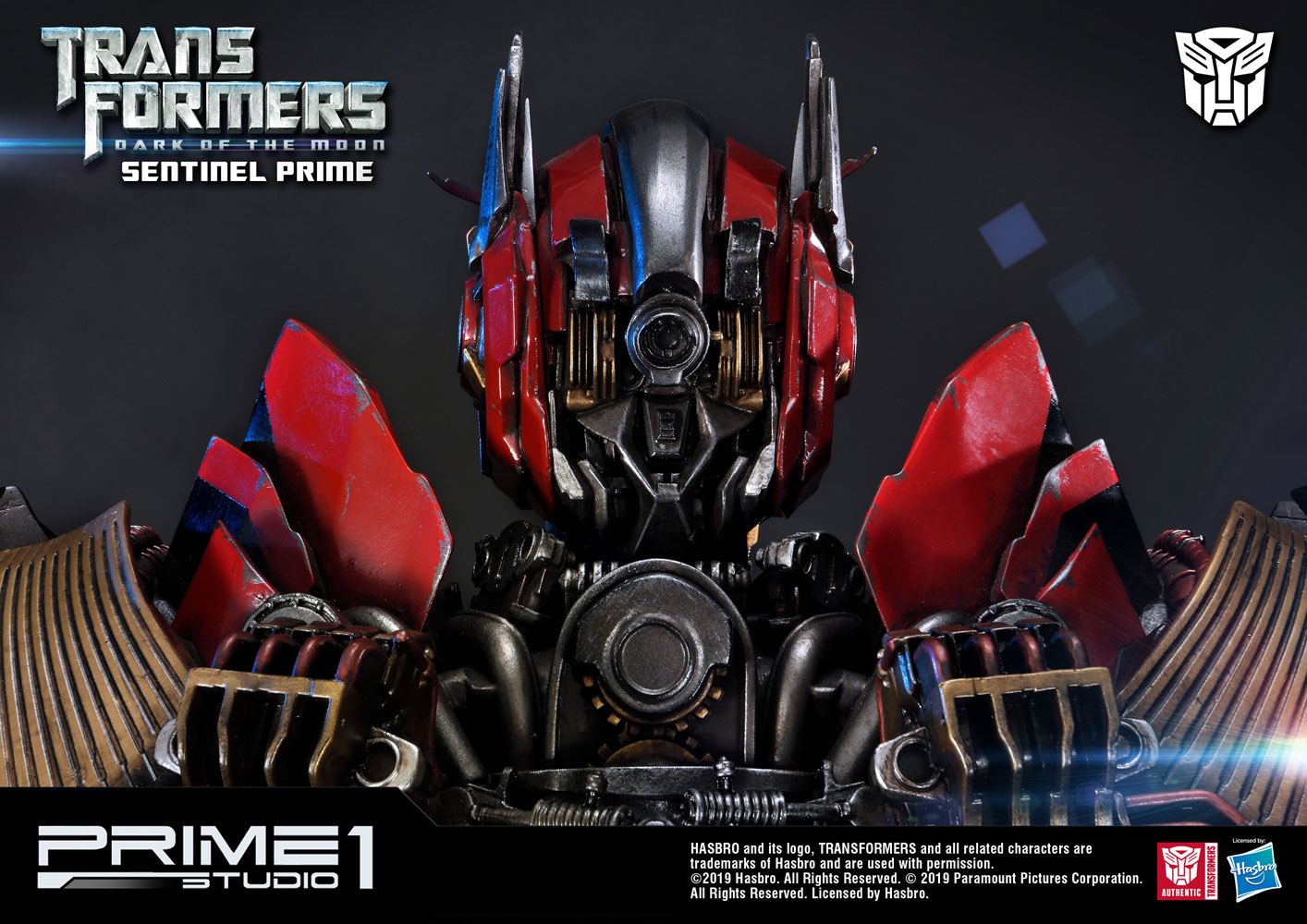 Transformers 3 : La Face cachée de la Lune statuette Sentinel Prime 73 cm