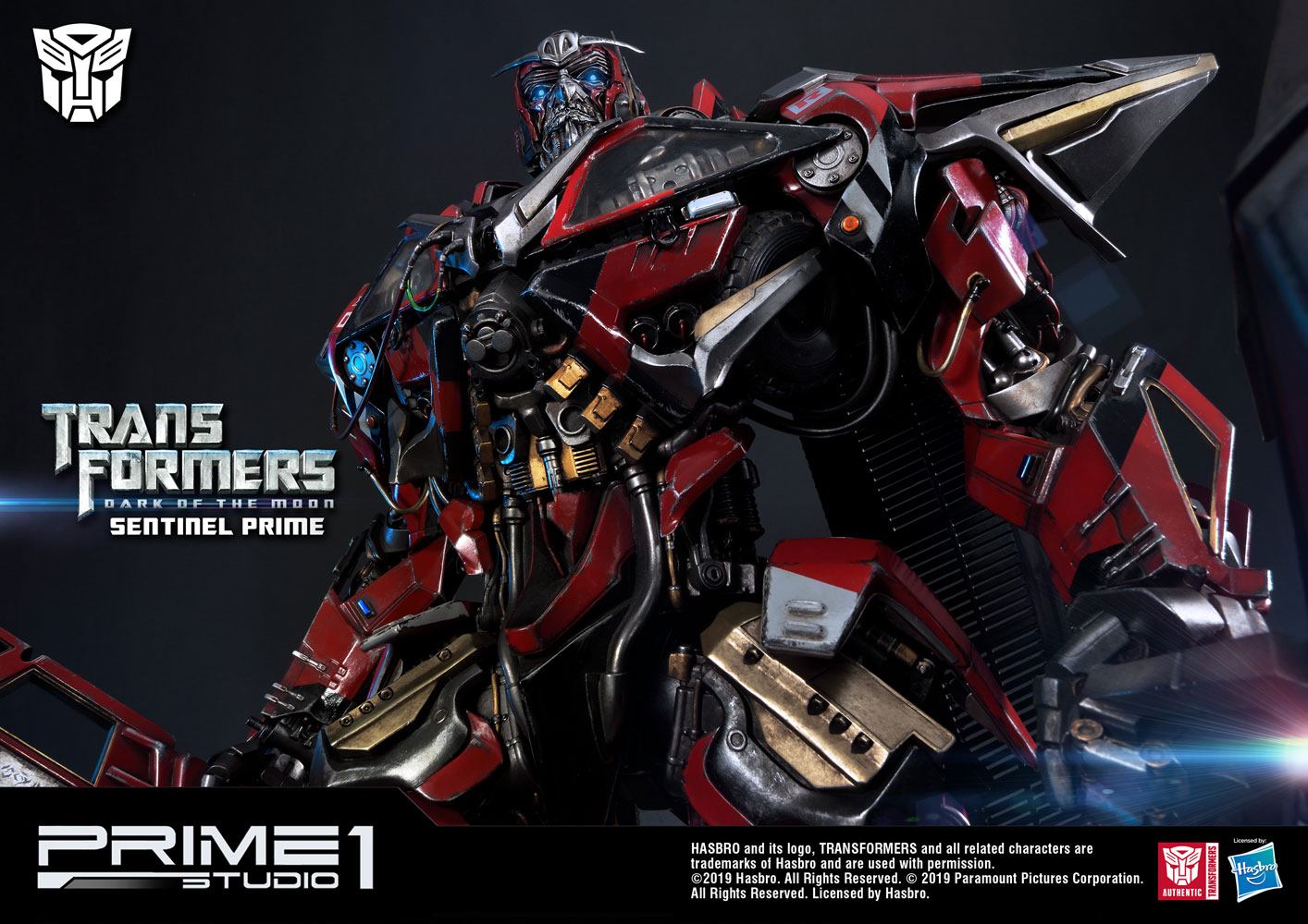 Transformers 3 : La Face cachée de la Lune statuette Sentinel Prime 73 cm