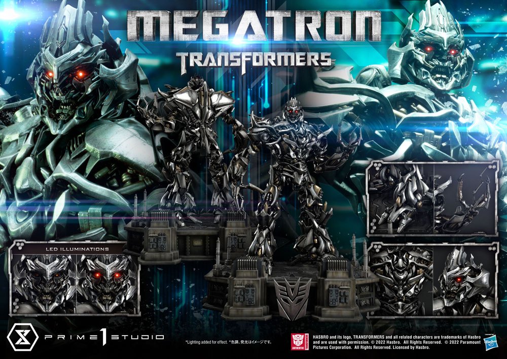 Transformers statuette Museum Masterline Megatron Deluxe Bonus Version 84 cm