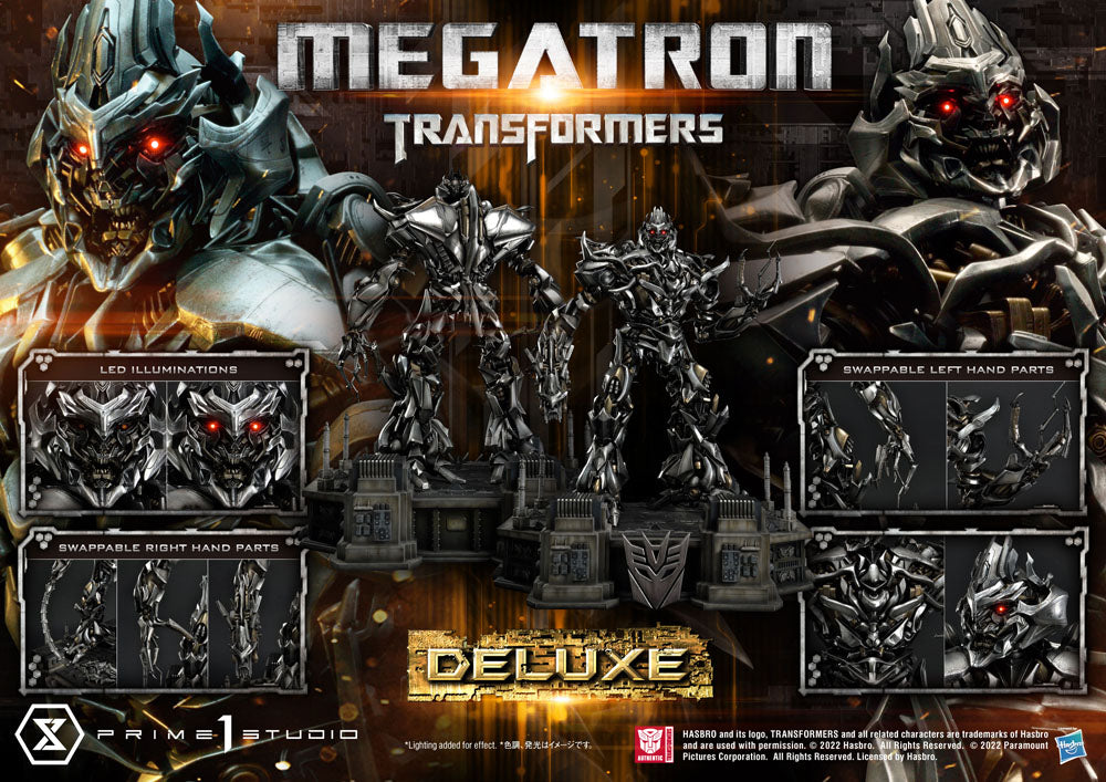 Transformers statuette Museum Masterline Megatron Deluxe Bonus Version 84 cm