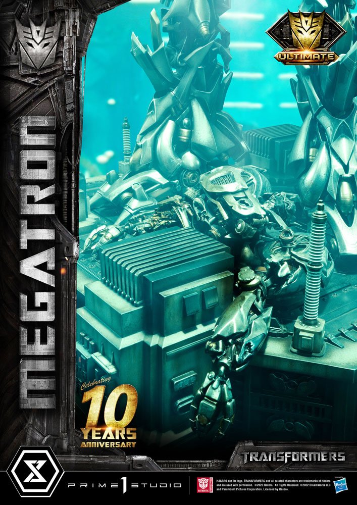 Transformers statuette Museum Masterline Megatron Ultimate Bonus Version 84 cm