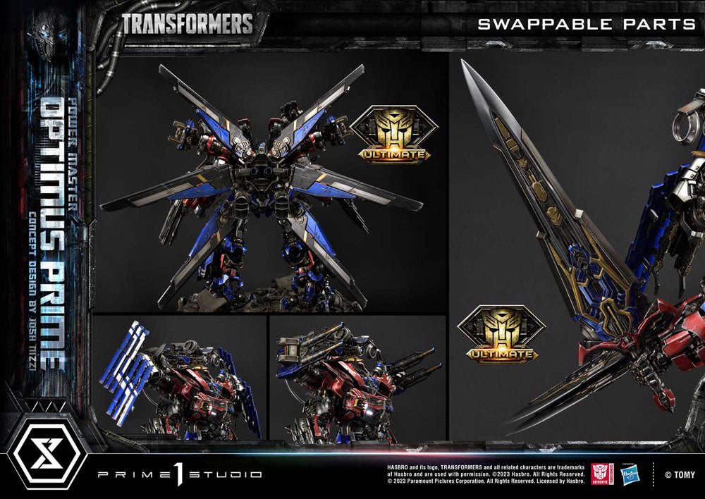 Transformers Museum Masterline statuette Powermaster Optimus Prime Concept by Josh Nizzi Ultimate Version 99 cm