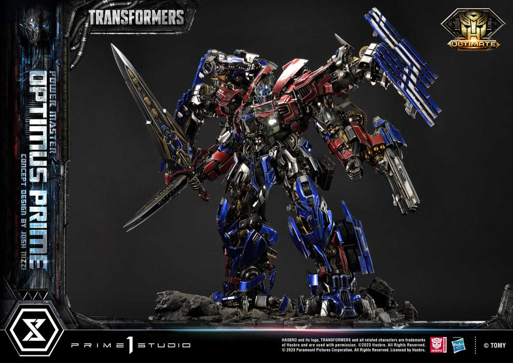 Transformers Museum Masterline statuette Powermaster Optimus Prime Concept by Josh Nizzi Ultimate Version 99 cm