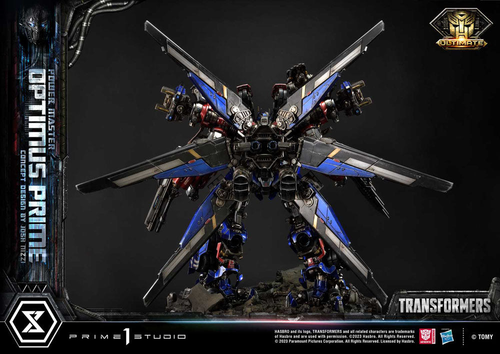 Transformers Museum Masterline statuette Powermaster Optimus Prime Concept by Josh Nizzi Ultimate Bonus Version 99 cm