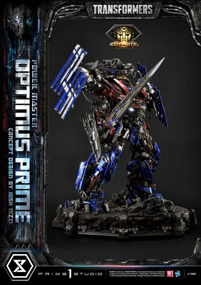 Transformers Museum Masterline statuette Powermaster Optimus Prime Concept by Josh Nizzi Ultimate Bonus Version 99 cm