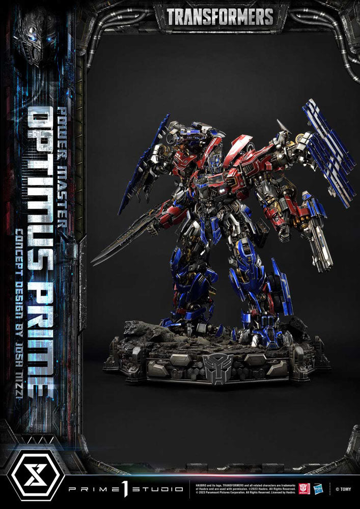 Transformers Museum Masterline statuette Powermaster Optimus Prime Concept by Josh Nizzi Ultimate Bonus Version 99 cm