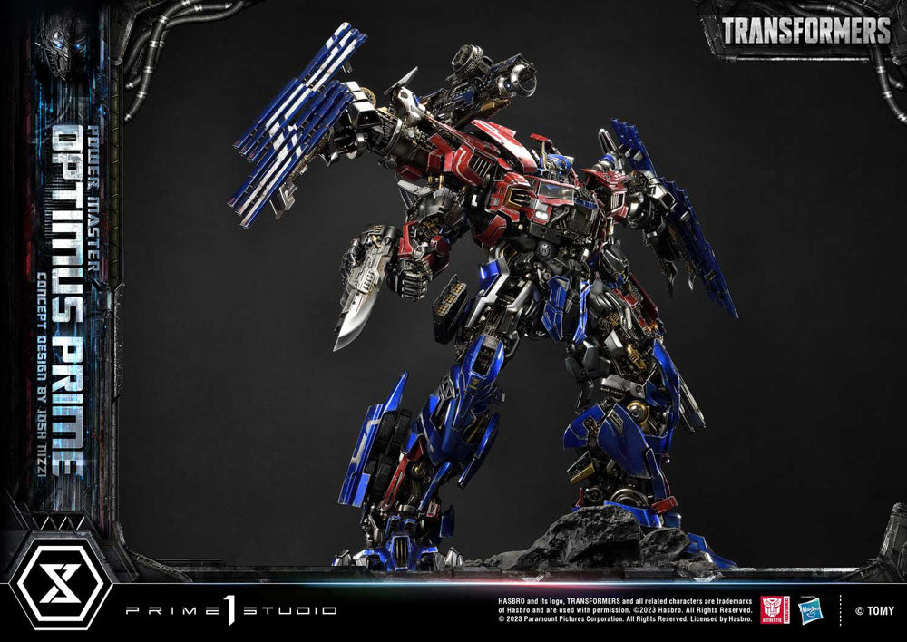 Transformers Museum Masterline statuette Powermaster Optimus Prime Concept by Josh Nizzi Ultimate Bonus Version 99 cm