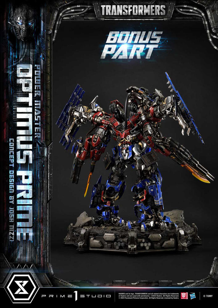 Transformers Museum Masterline statuette Powermaster Optimus Prime Concept by Josh Nizzi Ultimate Bonus Version 99 cm