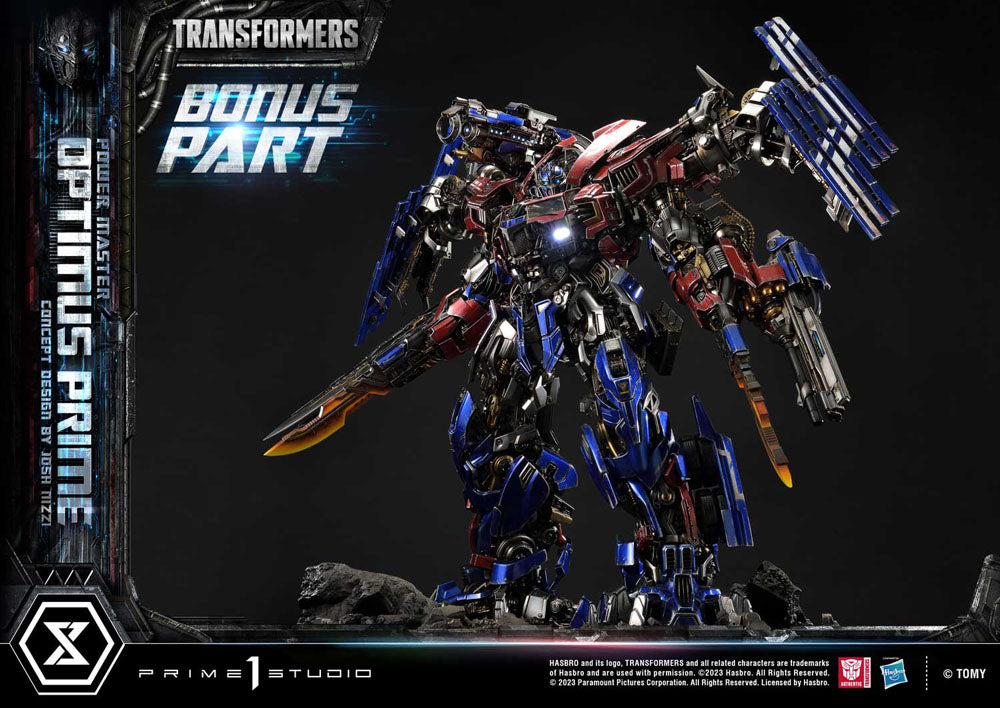 Transformers Museum Masterline statuette Powermaster Optimus Prime Concept by Josh Nizzi Ultimate Bonus Version 99 cm
