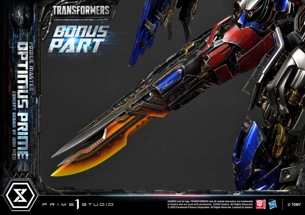 Transformers Museum Masterline statuette Powermaster Optimus Prime Concept by Josh Nizzi Ultimate Bonus Version 99 cm