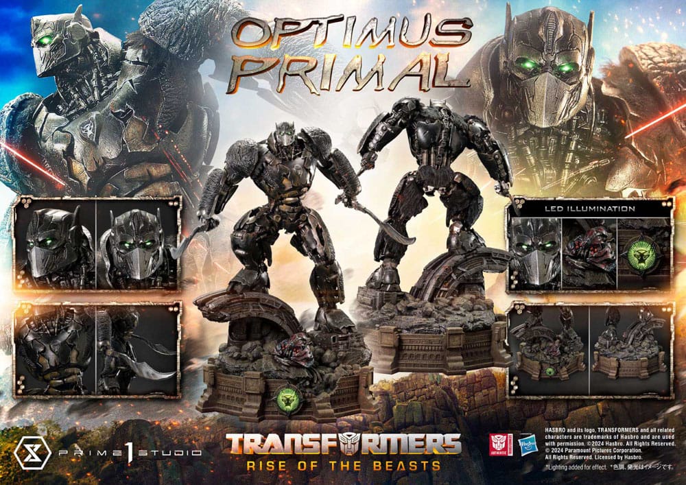 Transformers: Rise of the Beasts Museum Masterline statuette Optimus Primal 72 cm