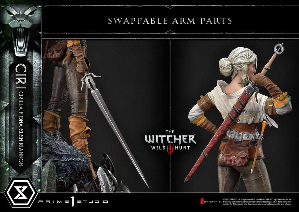 The Witcher 3: Wild Hunt Museum Masterline statuette 1/3 Wild Hunt Ciri Fiona Elen Riannon 81 cm