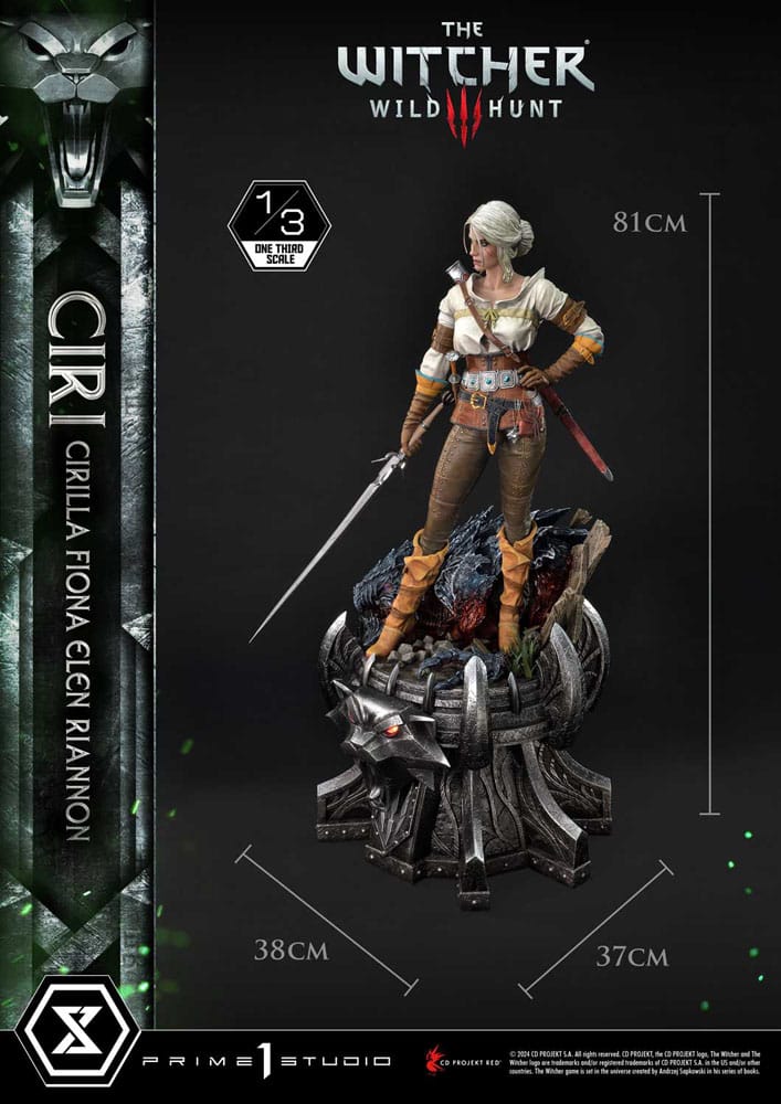 The Witcher 3: Wild Hunt Museum Masterline statuette 1/3 Wild Hunt Ciri Fiona Elen Riannon 81 cm