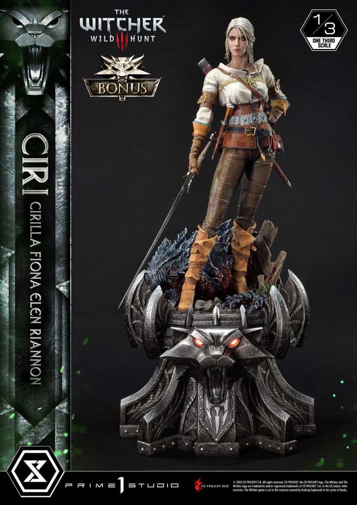 The Witcher 3: Wild Hunt Museum Masterline statuette 1/3 Wild Hunt Ciri Fiona Elen Riannon Bonus Version 81 cm