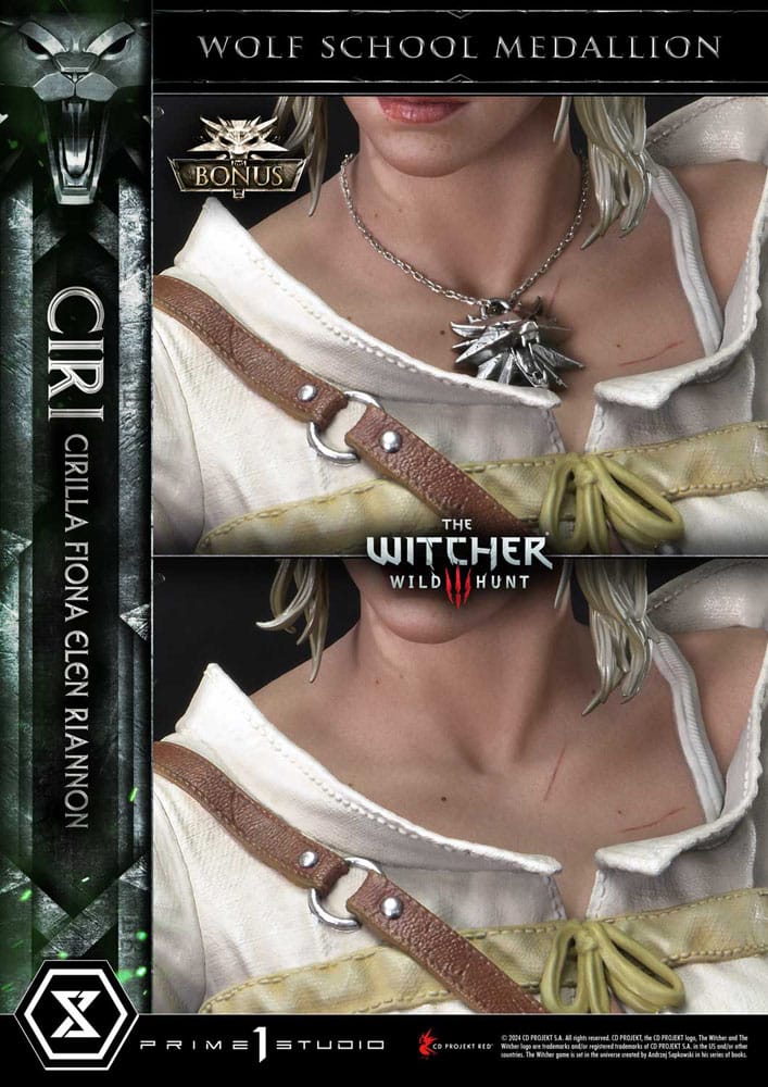 The Witcher 3: Wild Hunt Museum Masterline statuette 1/3 Wild Hunt Ciri Fiona Elen Riannon Bonus Version 81 cm