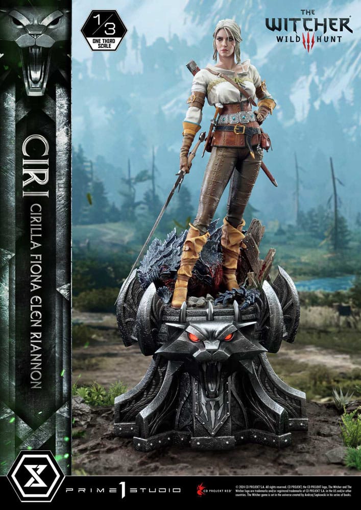 The Witcher 3: Wild Hunt Museum Masterline statuette 1/3 Wild Hunt Ciri Fiona Elen Riannon Bonus Version 81 cm
