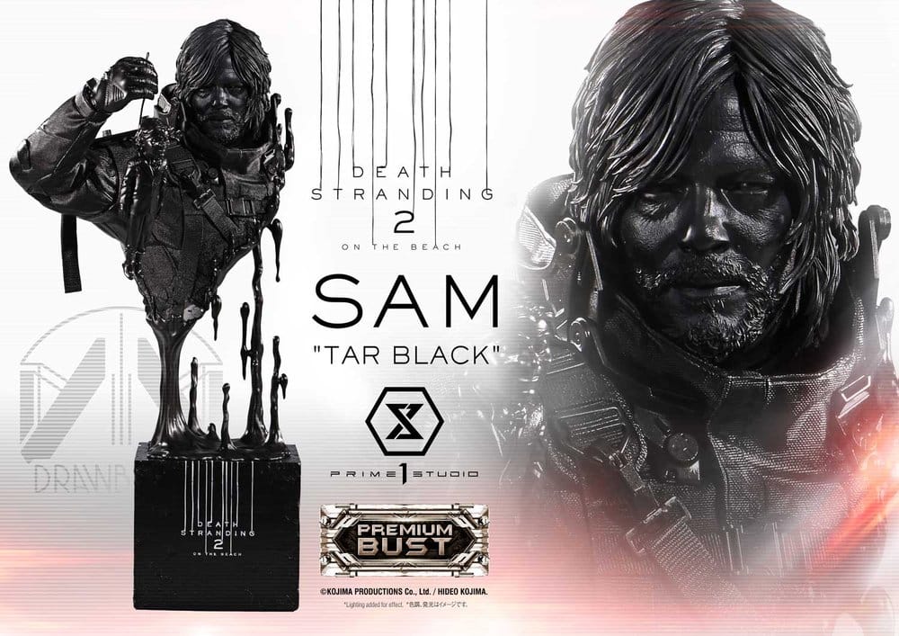Death Stranding 2: On the Beach buste Premium 1/3 Sam Tar Black 44 cm