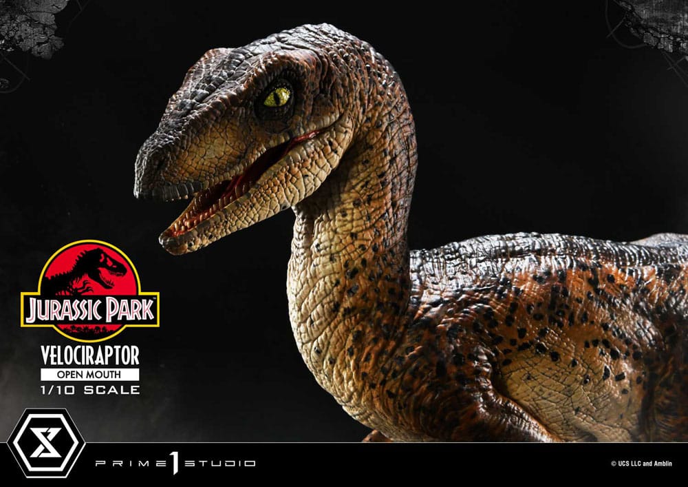 Jurassic Park statuette Prime Collectibles 1/10 Velociraptor Open Mouth 19 cm
