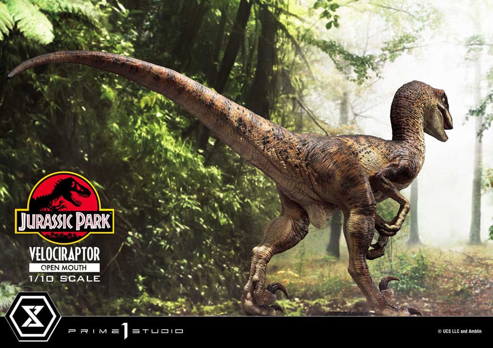 Jurassic Park statuette Prime Collectibles 1/10 Velociraptor Open Mouth 19 cm