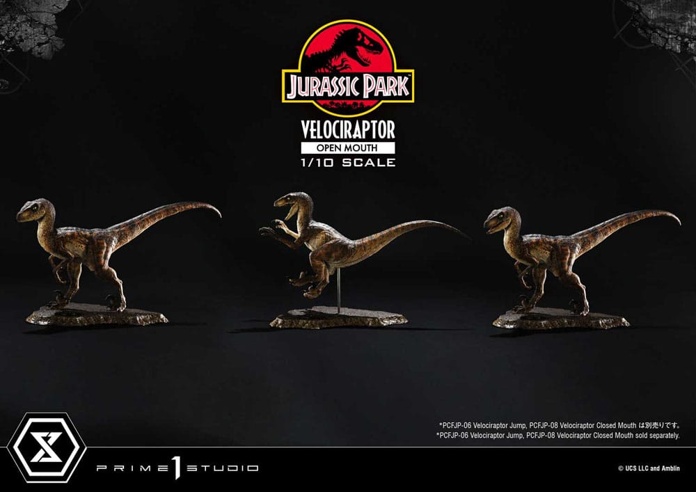 Jurassic Park statuette Prime Collectibles 1/10 Velociraptor Open Mouth 19 cm