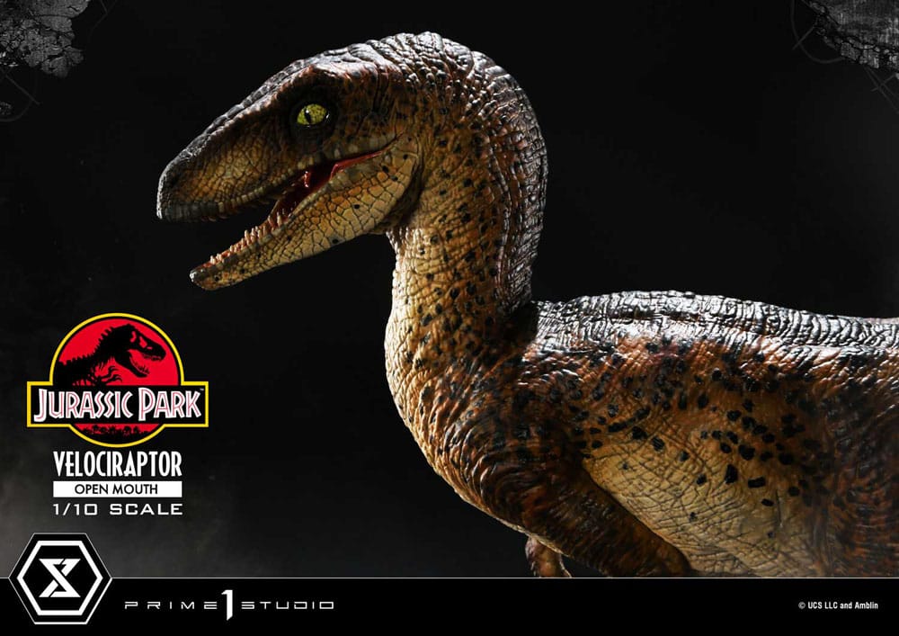 Jurassic Park statuette Prime Collectibles 1/10 Velociraptor Open Mouth 19 cm