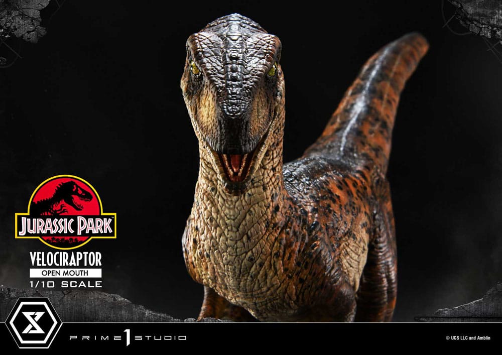 Jurassic Park statuette Prime Collectibles 1/10 Velociraptor Open Mouth 19 cm