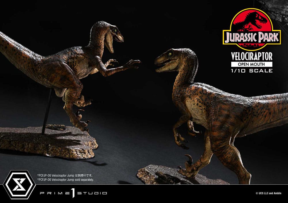 Jurassic Park statuette Prime Collectibles 1/10 Velociraptor Open Mouth 19 cm