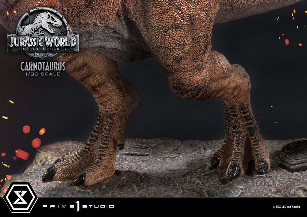 Jurassic World: Fallen Kingdom statuette PVC Prime Collectibles 1/38 Carnotaurus 16 cm