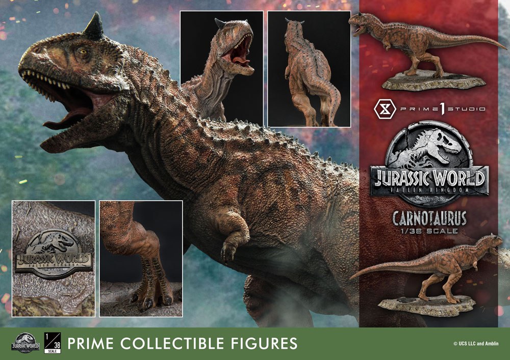 Jurassic World: Fallen Kingdom statuette PVC Prime Collectibles 1/38 Carnotaurus 16 cm