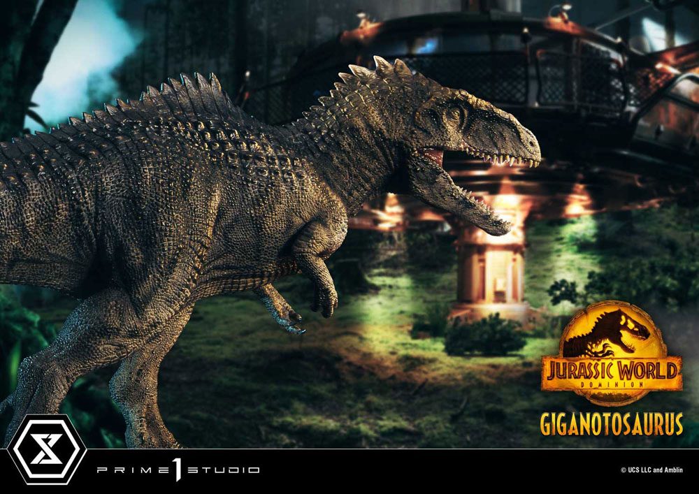 Jurassic World : Le Monde d'après statuette Prime Collectibles 1/38 Giganotosaurus Toy Version 22 cm