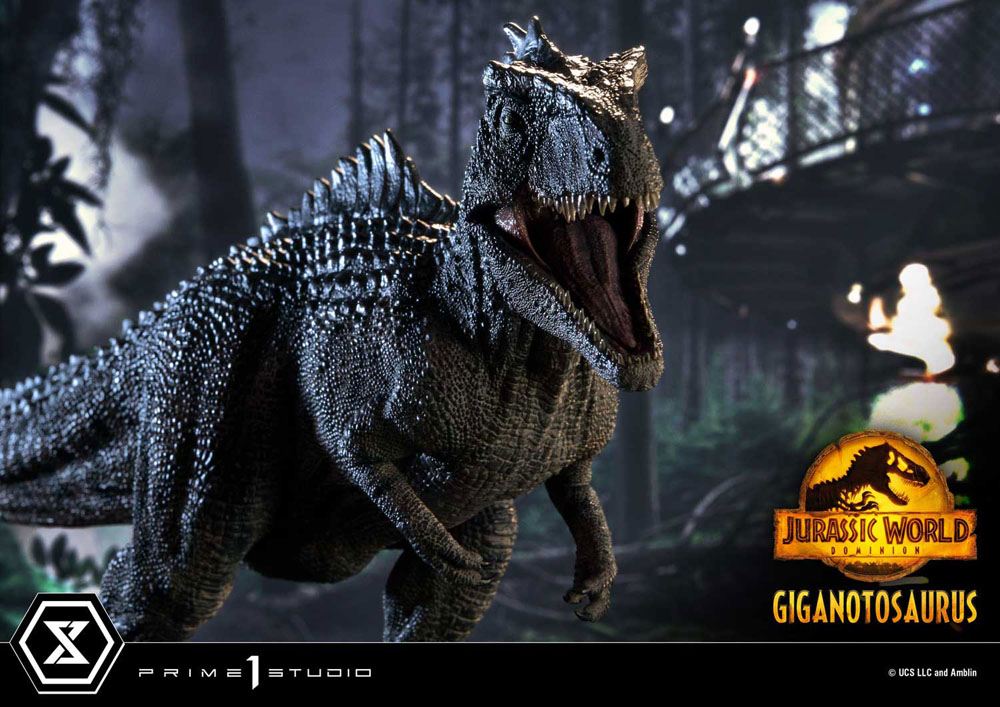 Jurassic World : Le Monde d'après statuette Prime Collectibles 1/38 Giganotosaurus Toy Version 22 cm