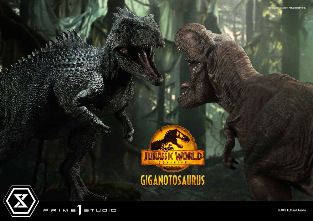 Jurassic World : Le Monde d'après statuette Prime Collectibles 1/38 Giganotosaurus Toy Version 22 cm