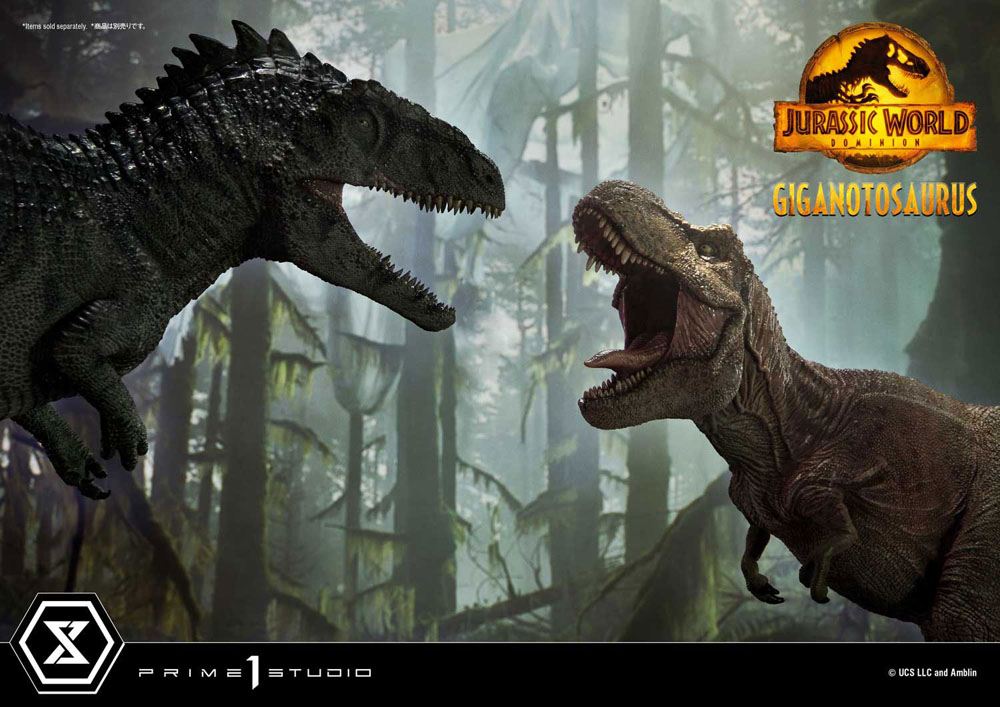Jurassic World : Le Monde d'après statuette Prime Collectibles 1/38 Giganotosaurus Toy Version 22 cm